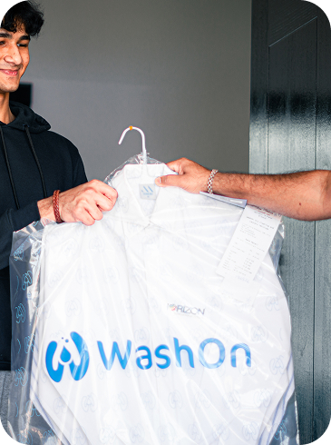 Freshly cleaned laundry delivered to a Dubai home